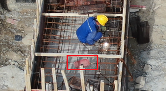 焊接作業(yè)未佩戴防護面罩異常報警